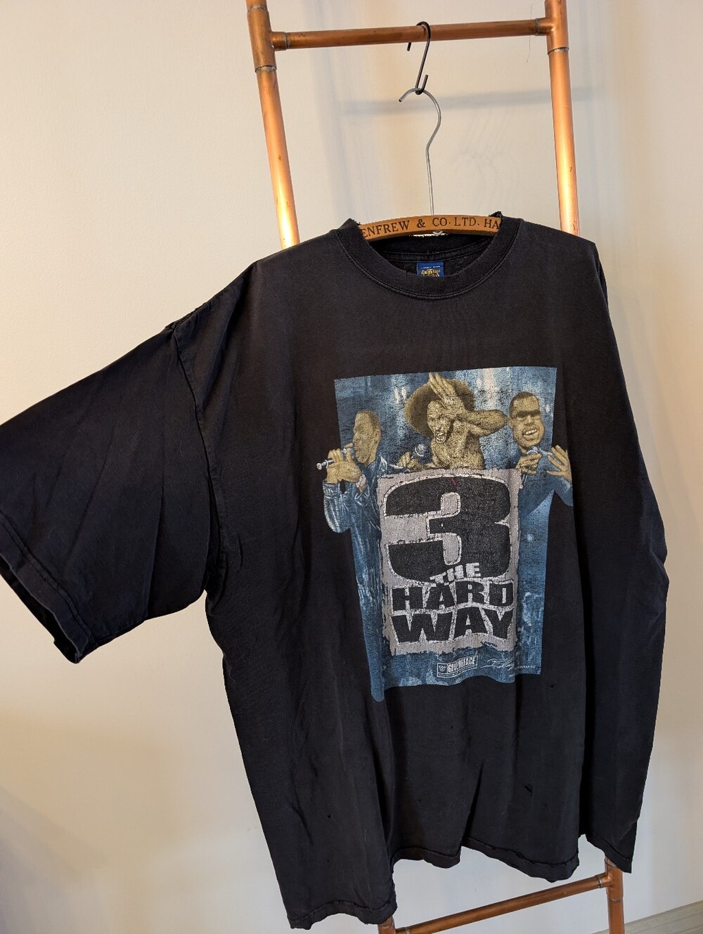 Y2K DISTRESSED "GiveMeFace" Rap T-Shirt Kanye 🔥 Jay-Z 🔥Ludicrous 🔥 Men's 3XL - Picture 14 of 16